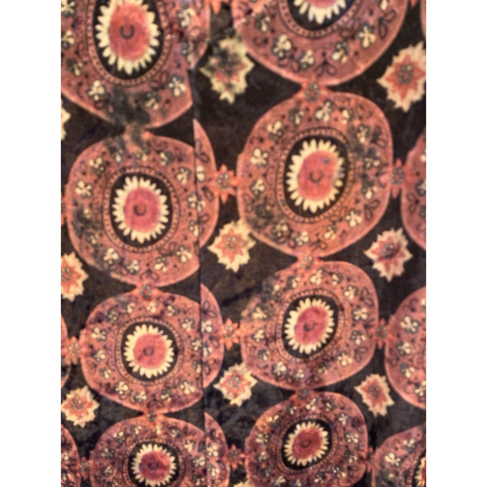 Natural Life Velour Boho Harem Jumpsuit Women's Size L - Medallion Print - Picture 5 of 7